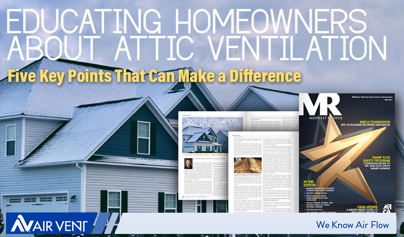 Educating Homeowners About Attic Ventilation