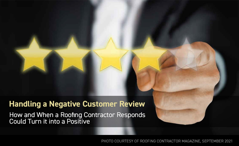 Handling a Negative Customer Review